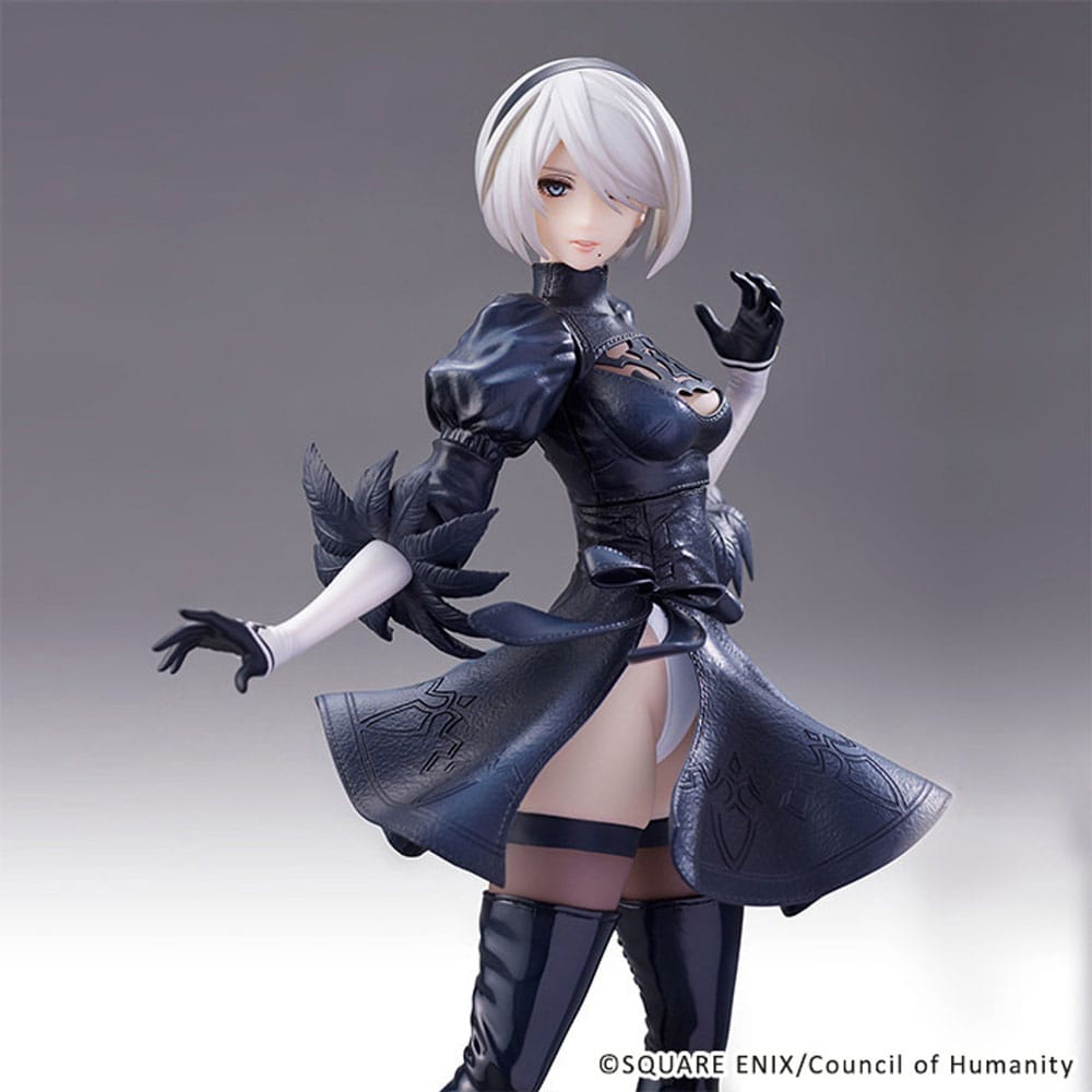 PREORDINE+ CHIUSO 05/2025 NieR:Automata PVC Statue 2B (YoRHa No.2 Type B) Ver. 1.1a Goggles Ver. 30 cm