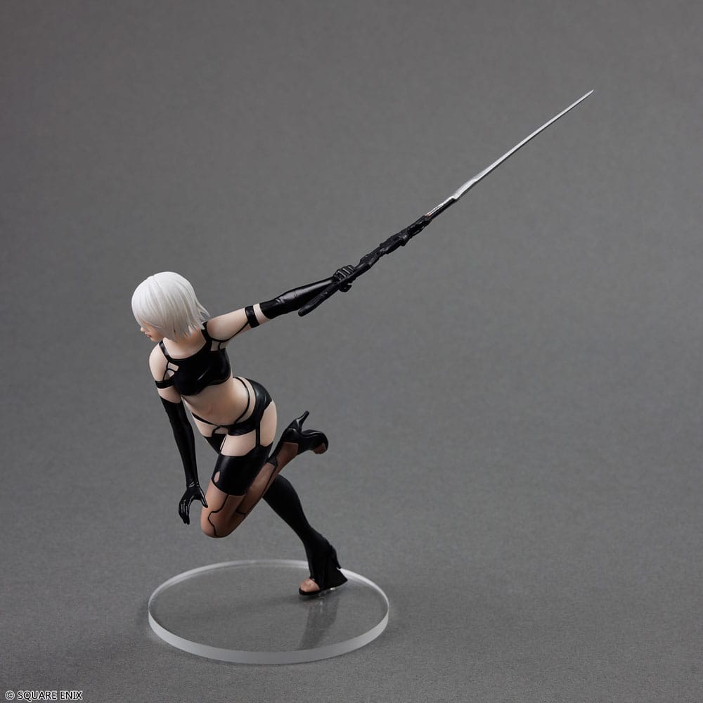 NieR:Automata Form-ISM PVC-Statue A2 (YoRHa Typ A Nr. 2), Kurzhaarversion, 18 cm, auf Bestellung gefertigt. AUSVERKAUFT.