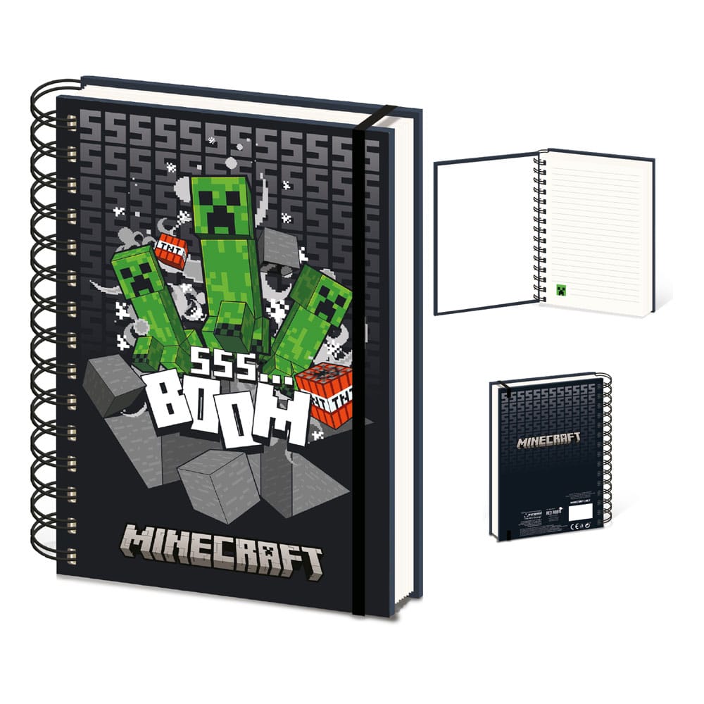 SU ORDINAZIONE Minecraft 3D Wiro Notebook A5