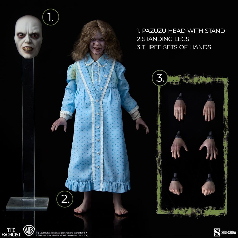 🧪 LAB | PREORDINE+ 08/2027 The Exorcist Action Figure 1/6 Regan MacNeil 23 cm