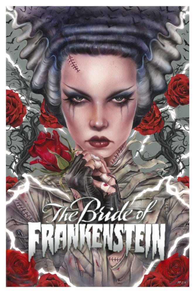 🧪 LAB | SU ORDINAZIONE Bride of Frankenstein Art Print Bride Afterlife by Brian M. Viveros 61 x 41 cm - unframed