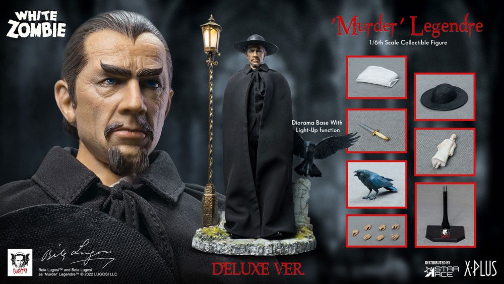 🧪 LAB | PREORDINE+ 01/2027 The White Zombie My Favourite Movie Action Figure 1/6 Murder Legendre (Bela Lugosi) Deluxe Ver. 30 cm