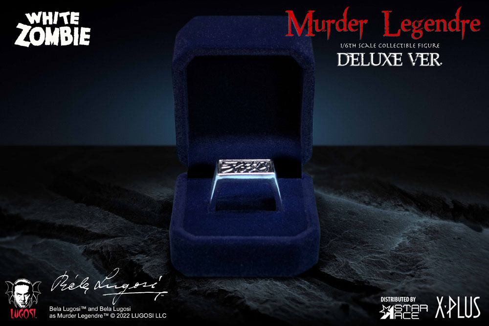 🧪 LAB | PREORDINE+ 01/2027 The White Zombie My Favourite Movie Action Figure 1/6 Murder Legendre (Bela Lugosi) B&W Version 30 cm