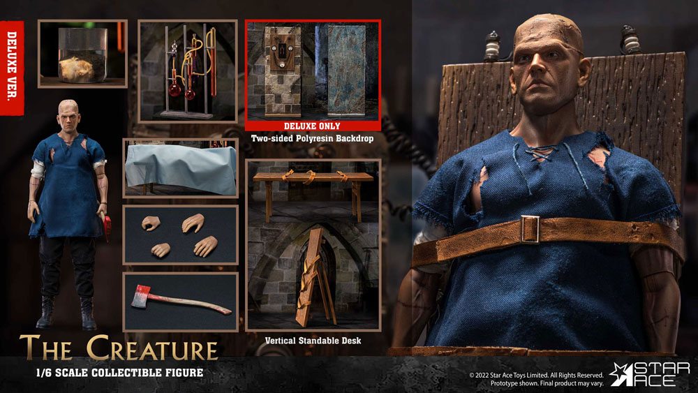 🧪 LAB | PREORDINE+ 01/2027 The Horror of Frankenstein My Favourite Movie Action Figure 1/6 The Creature Deluxe Version 30 cm