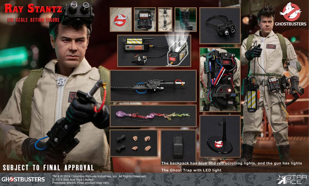 🧪 LAB | SU ORDINAZIONE Ghostbusters (1984) Action Figure 1/6 Ray Stantz 30 cm