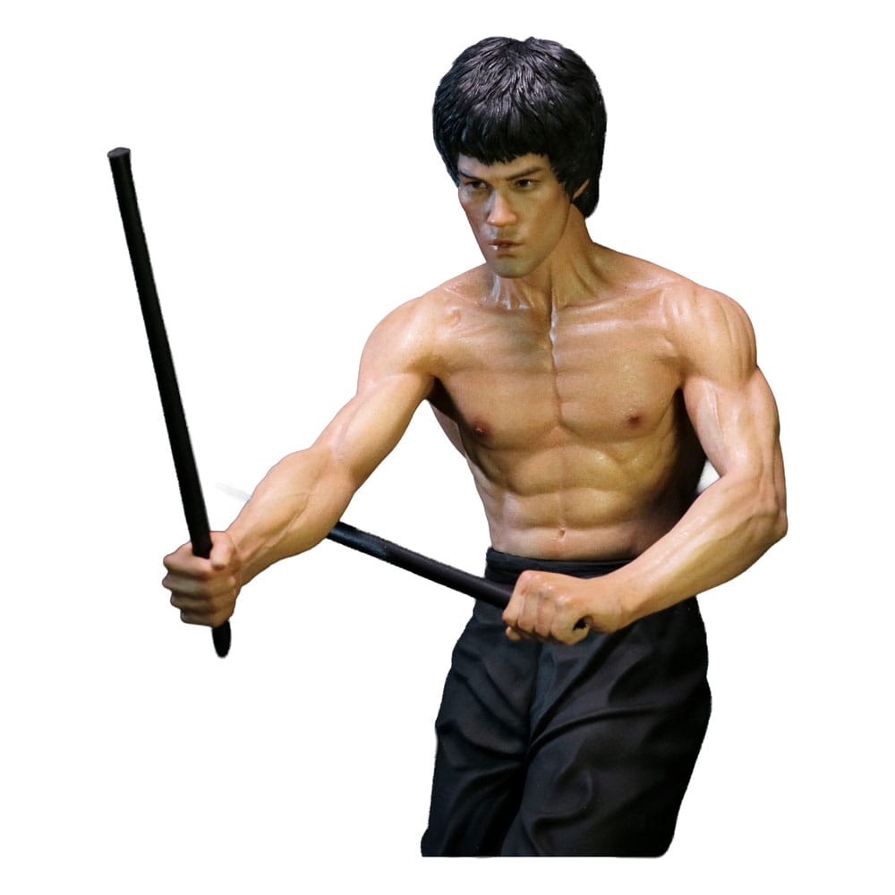 🧪 LAB | SU ORDINAZIONE Enter the Dragon Movie Statue 1/6 Bruce Lee Kali Sticks Fight Normal Basement Version 30 cm