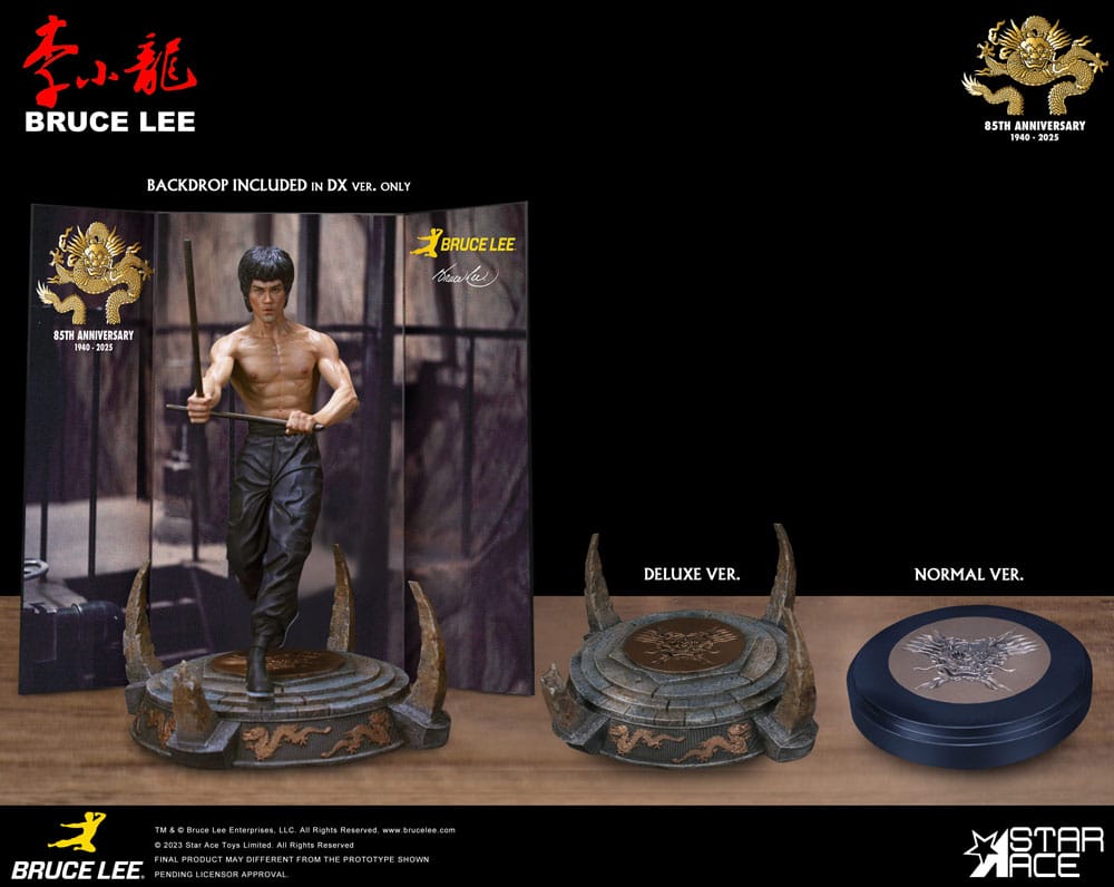 🧪 LAB | SU ORDINAZIONE Enter the Dragon Movie Statue 1/6 Bruce Lee Kali Sticks Fight Normal Basement Version 30 cm