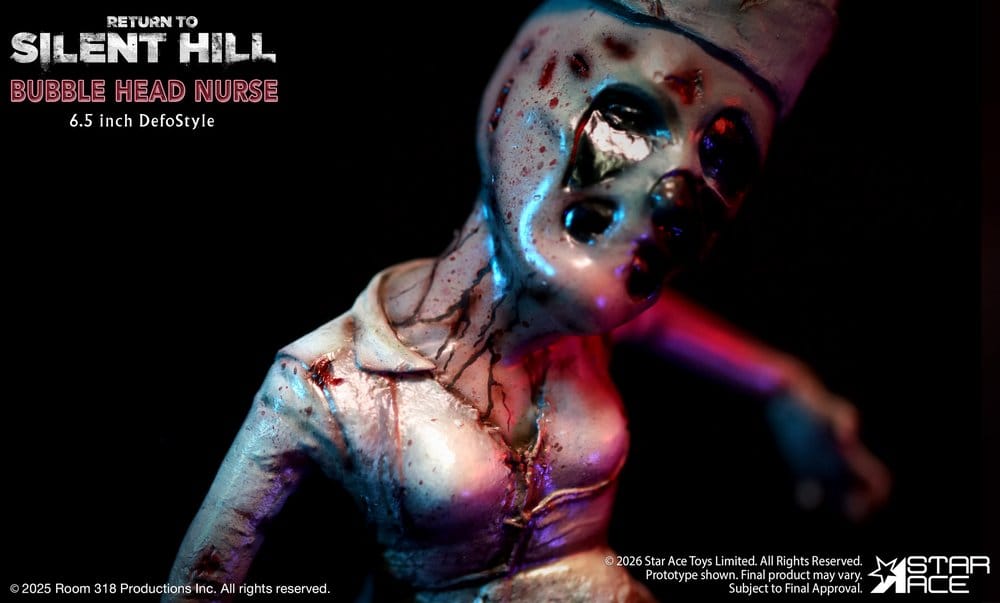 PREORDINE+ 03/2027 Return to Silent Hill (2026) DefoStyle Figure Bubble Head Nurse 16.5 cm