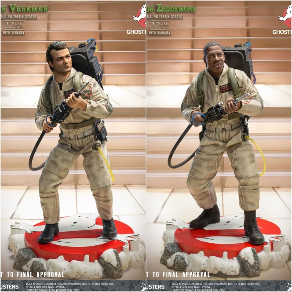Ghostbusters-Statuen 1/8 Peter Venkmann + Winston Zeddemore Doppelpack 22 cm *SONDERPREIS* AUSVERKAUFT