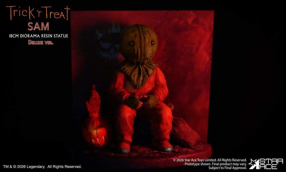 🧪 LAB | PREORDINE+ 03/2027 Trick R Treat Diorama Resin Statue Sam DX 18 cm