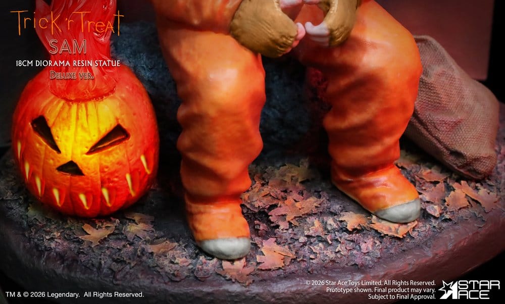 🧪 LAB | PREORDINE+ 03/2027 Trick R Treat Diorama Resin Statue Sam DX 18 cm