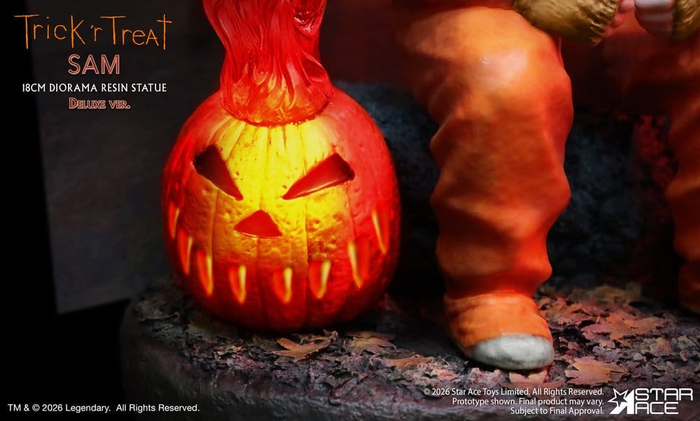 🧪 LAB | PREORDINE+ 03/2027 Trick R Treat Diorama Resin Statue Sam DX 18 cm