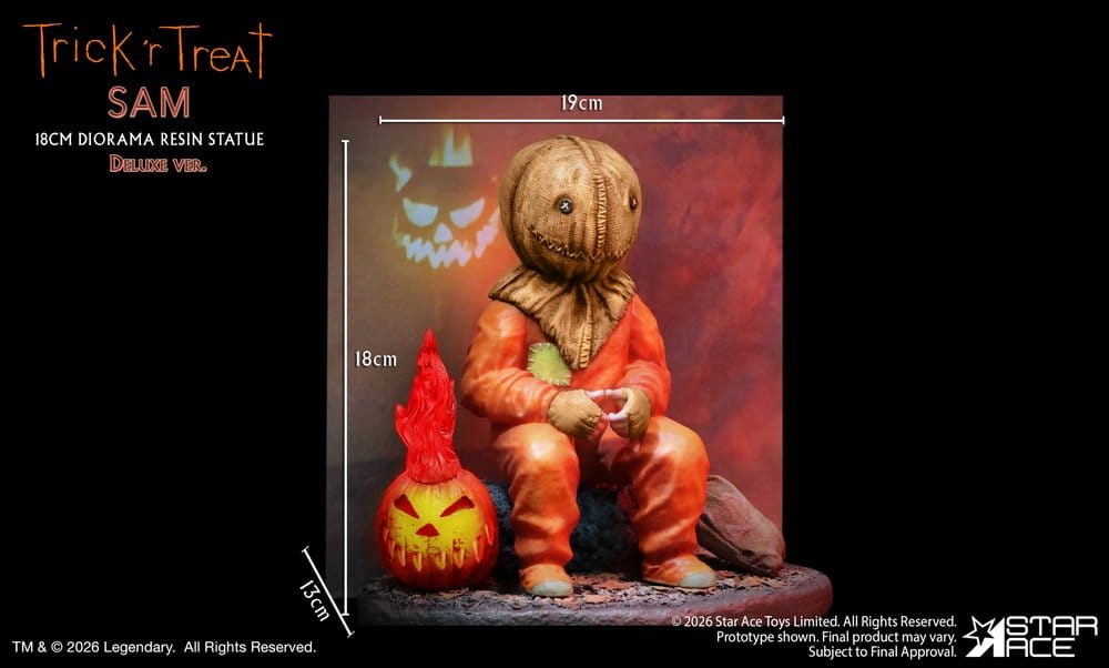 🧪 LAB | PREORDINE+ 03/2027 Trick R Treat Diorama Resin Statue Sam DX 18 cm