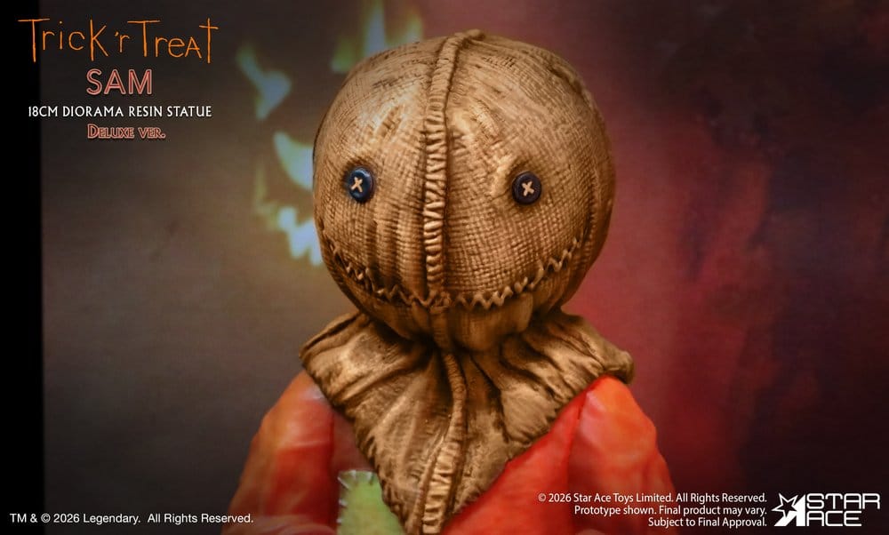🧪 LAB | PREORDINE+ 03/2027 Trick R Treat Diorama Resin Statue Sam DX 18 cm