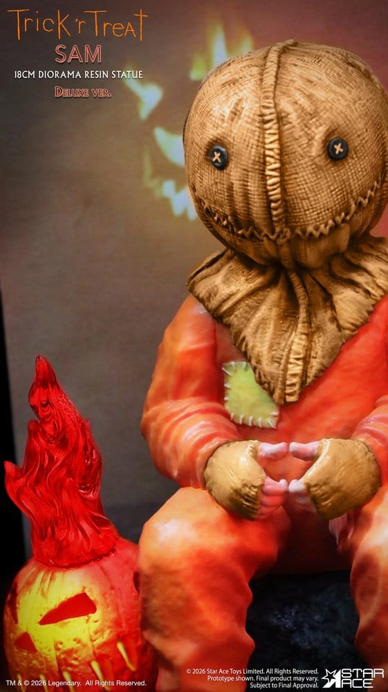 🧪 LAB | PREORDINE+ 03/2027 Trick R Treat Diorama Resin Statue Sam DX 18 cm