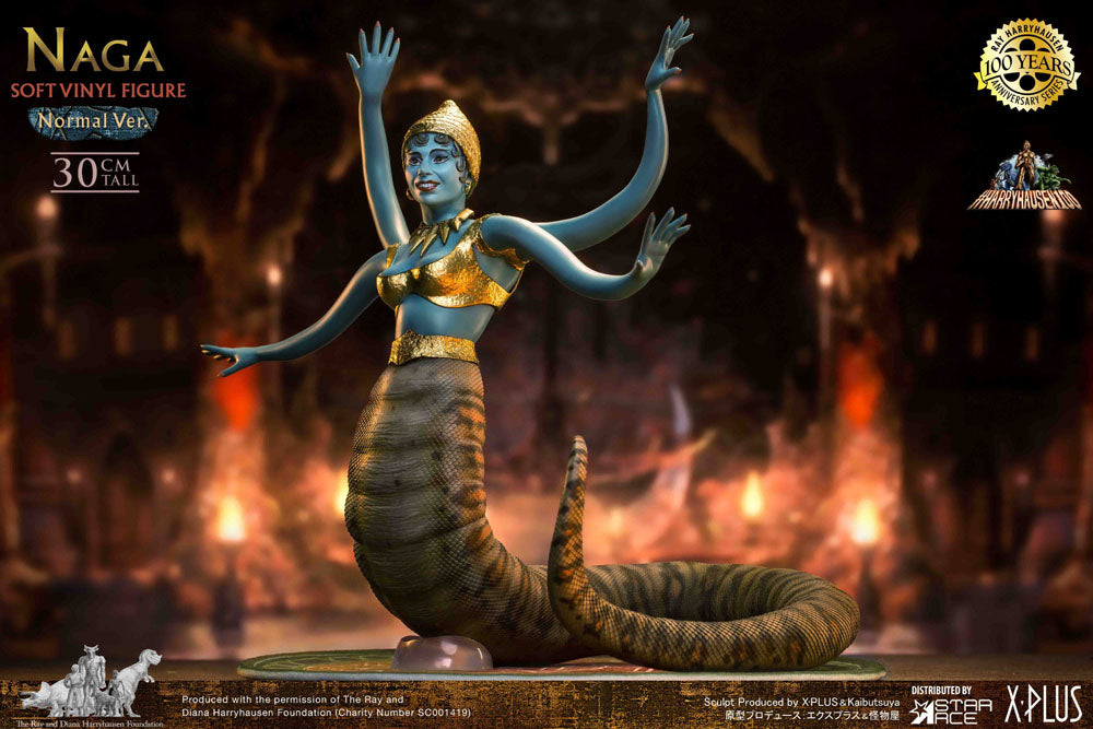 🧪 LAB | PREORDINE+ 01/2027 The 7th Voyage of Sinbad Soft Vinyl Statue Ray Harryhausen's Naga (Snake Woman) 31 cm
