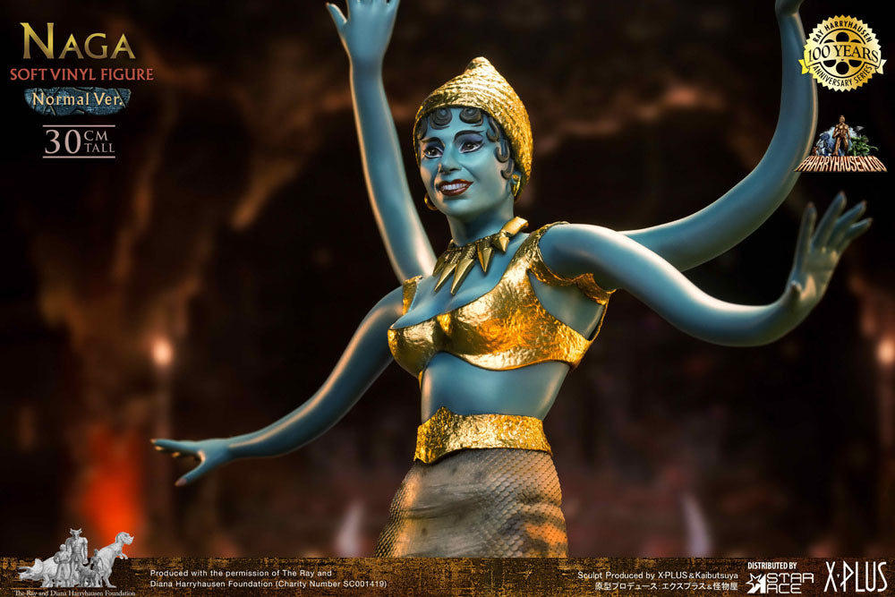 🧪 LAB | PREORDINE+ 01/2027 The 7th Voyage of Sinbad Soft Vinyl Statue Ray Harryhausen's Naga (Snake Woman) 31 cm
