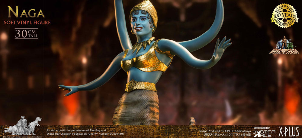 🧪 LAB | PREORDINE+ 01/2027 The 7th Voyage of Sinbad Soft Vinyl Statue Ray Harryhausen's Naga (Snake Woman) Deluxe Version 31 cm