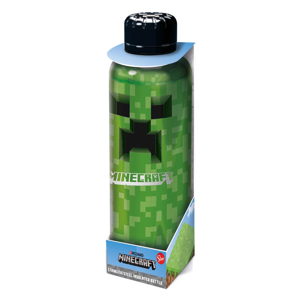 SU ORDINAZIONE Minecraft Water Bottle Creeper