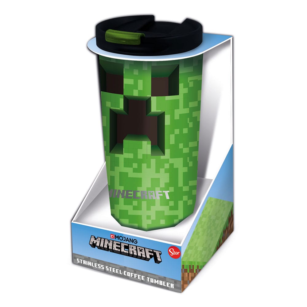SU ORDINAZIONE Minecraft Stainless Steel travel tumbler Creeper