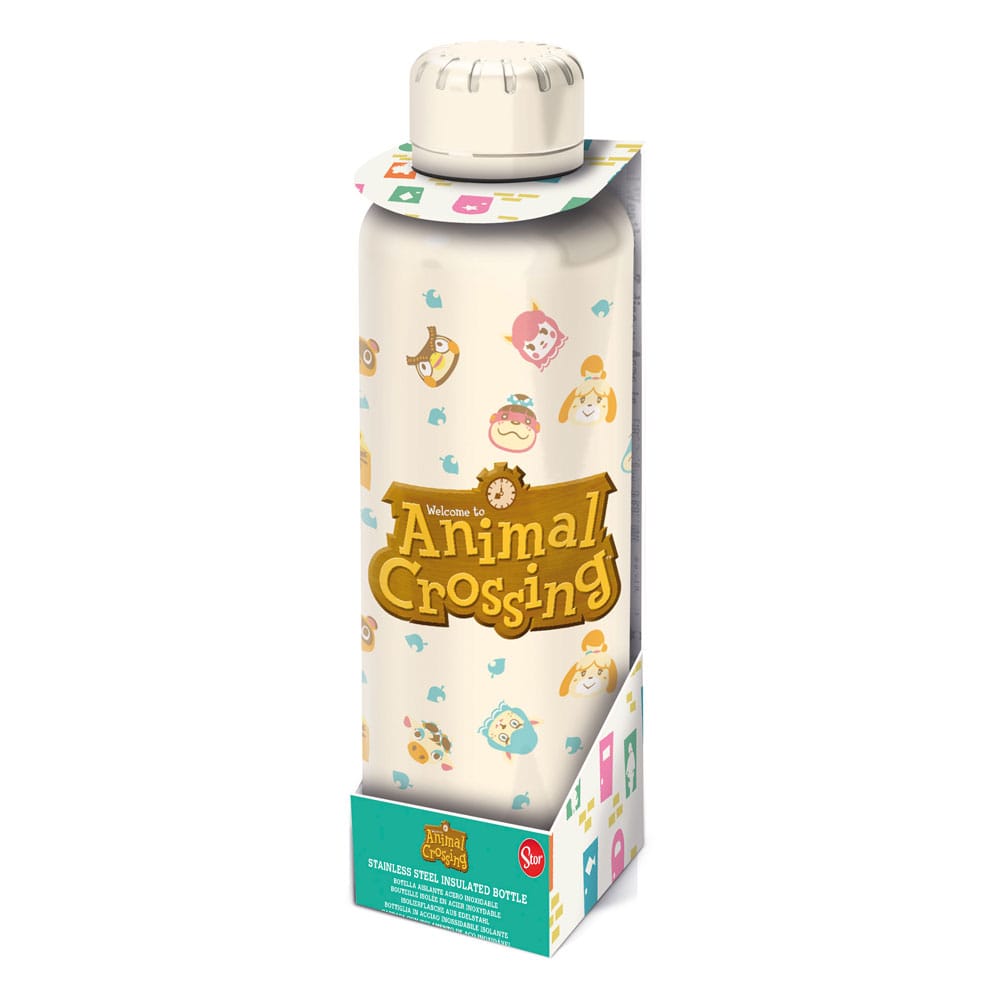 SU ORDINAZIONE Animal Crossing Water Bottle Logo