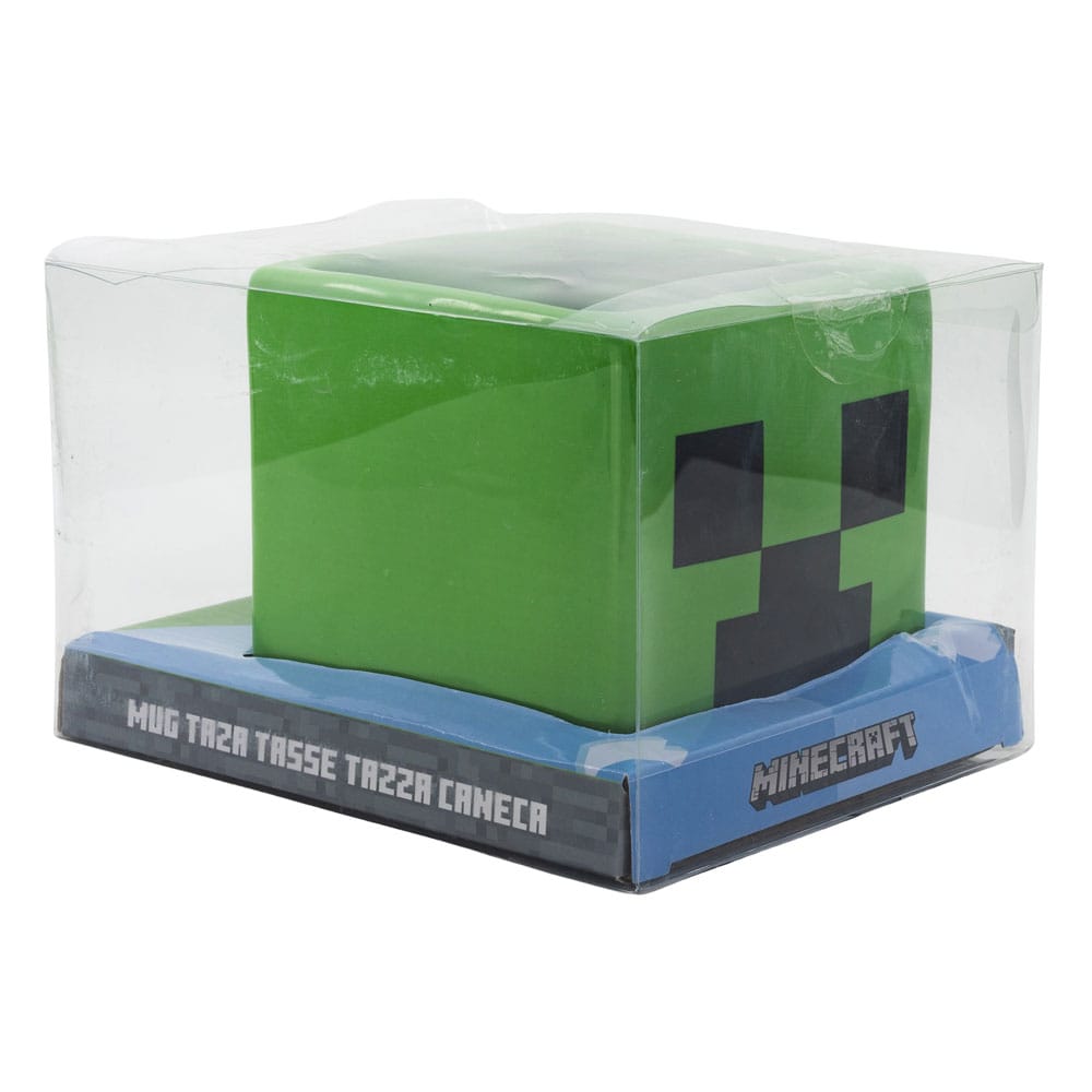 🧪 LAB | SU ORDINAZIONE Minecraft 3D Mug Creeper Face 445 ml