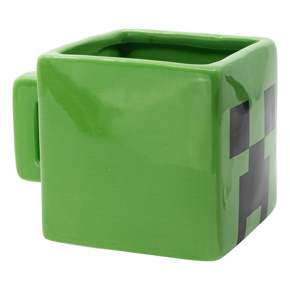 🧪 LAB | SU ORDINAZIONE Minecraft 3D Mug Creeper Face 445 ml