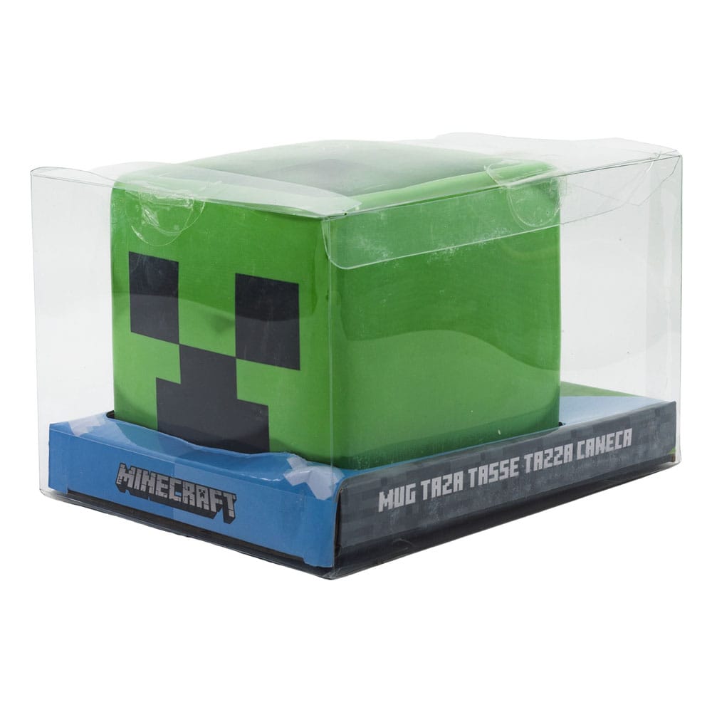 🧪 LAB | SU ORDINAZIONE Minecraft 3D Mug Creeper Face 445 ml
