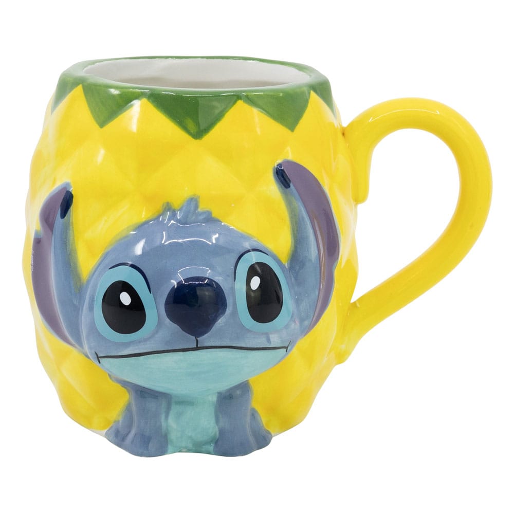 SU ORDINAZIONE Lilo & Stitch 3D Mug Stitch Pineapple 414 ml