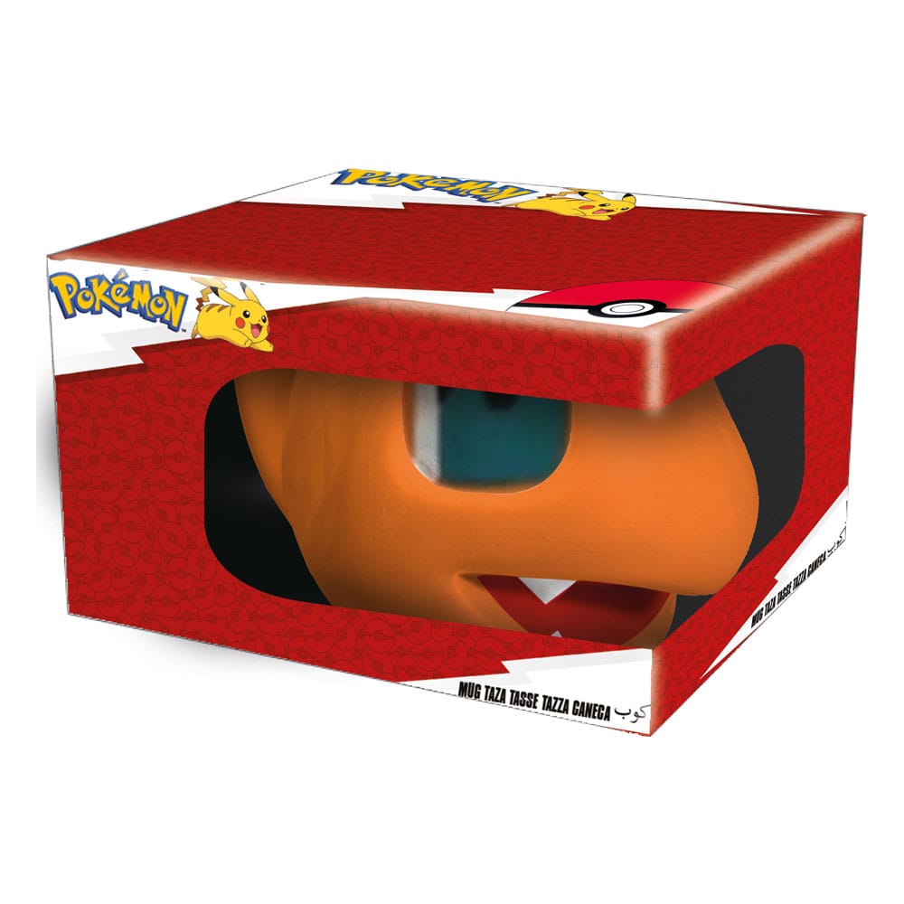 🧪 LAB | SU ORDINAZIONE Pokémon 3D Mug Charmander 385 ml