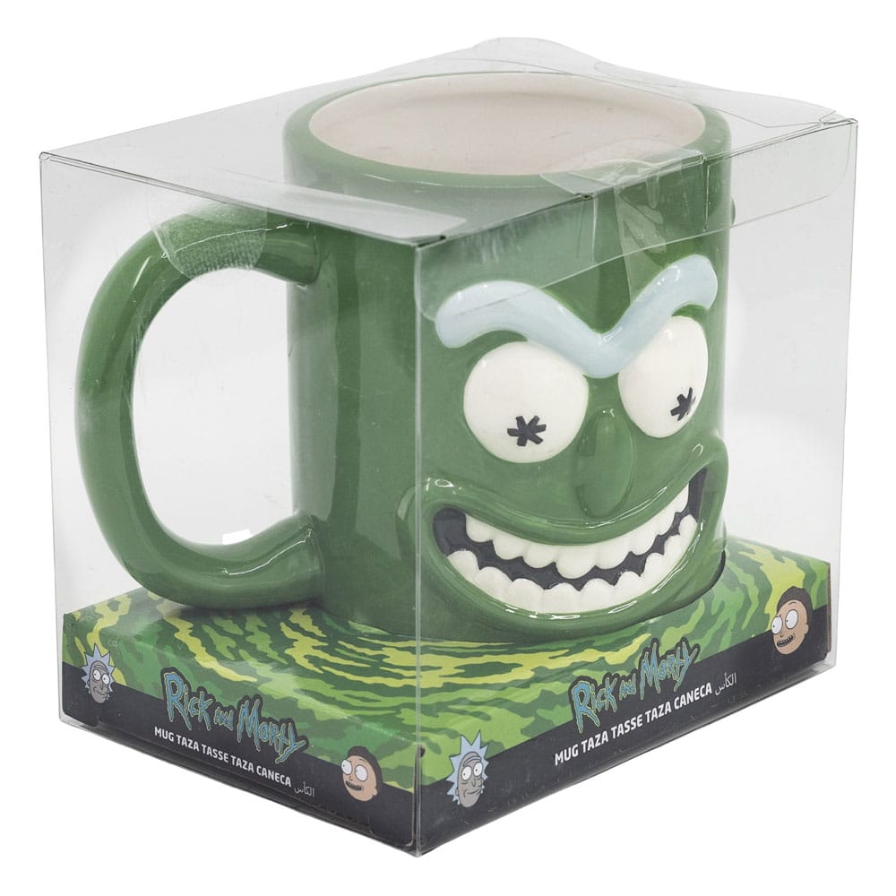 AUF BESTELLUNG HERGESTELLT Rick &amp; Morty 3D-Tasse Pickle Rick 739 ml *SONDERPREIS*