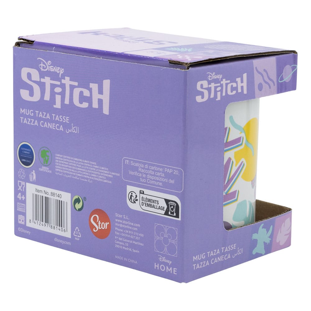 🧪 LAB | SU ORDINAZIONE Lilo & Stitch Mug Hawaian Flower 325 ml        