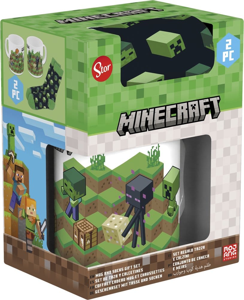 🧪 LAB | SU ORDINAZIONE Minecraft Mug & Socks Set 