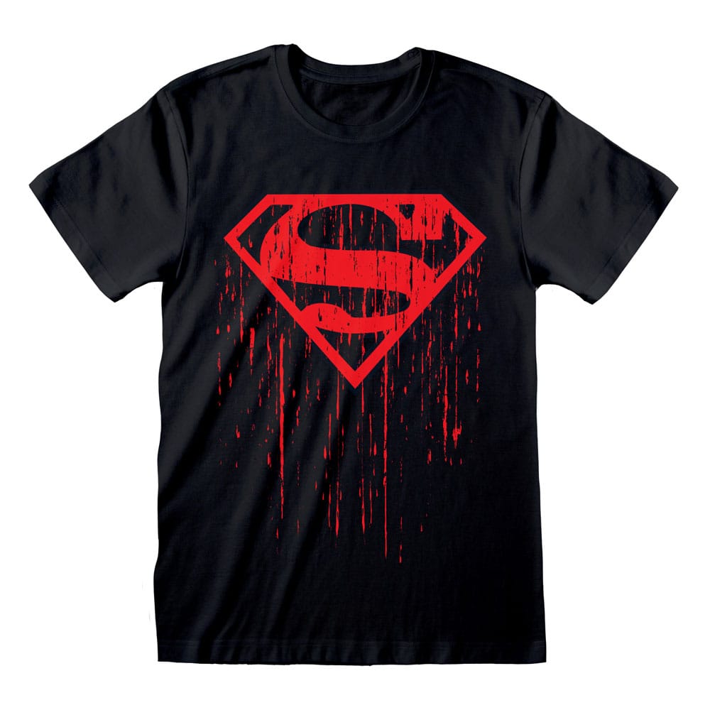 SU ORDINAZIONE Superman T-Shirt Dripping Symbol  Size S