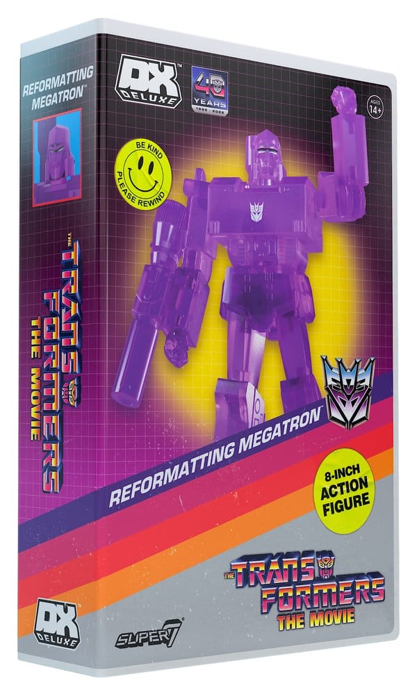 🧪 LAB | PREORDINE+ 01/2027 Transformers Deluxe Action Figure Wave 02 Reformatting Megatron (VHS, The Movie)
