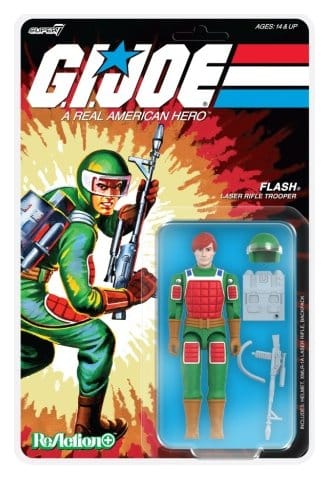 🧪 LAB | SU ORDINAZIONE GI Joe ReAction+ Action Figure Wave 07 Flash (Comic) 10 cm