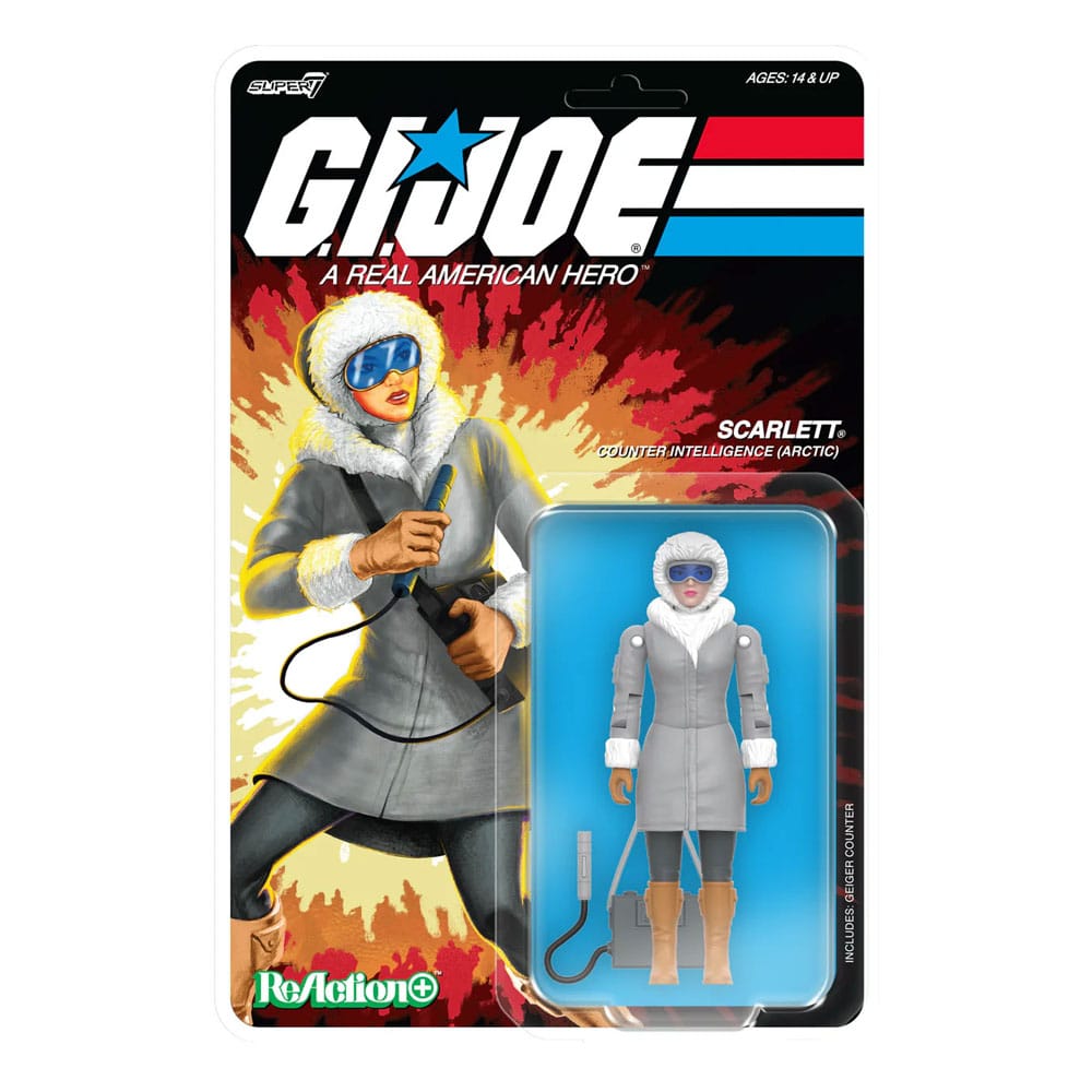 🧪 LAB | SU ORDINAZIONE GI Joe ReAction+ Action Figure Wave 06 Arctic Scarlett 10 cm  
