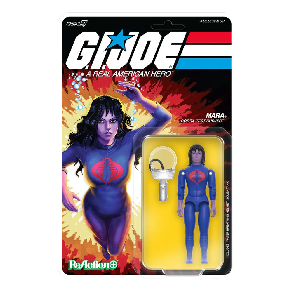 🧪 LAB | SU ORDINAZIONE GI Joe ReAction+ Action Figure Wave 06 Mara 10 cm  