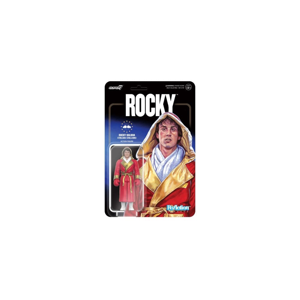 AUF BESTELLUNG GEFERTIGT Rocky ReAction Actionfigur Welle 03 Rocky Italian Stallone (Rocky I) 10 cm AUSVERKAUFT