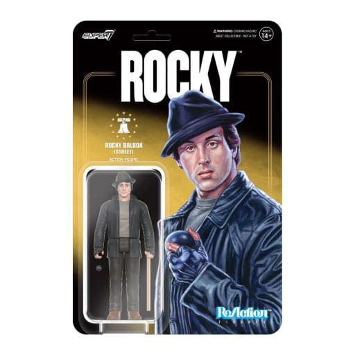 AUF BESTELLUNG GEFERTIGT Rocky ReAction Actionfigur Welle 03 Rocky Street (Rocky I) 10 cm AUSVERKAUFT