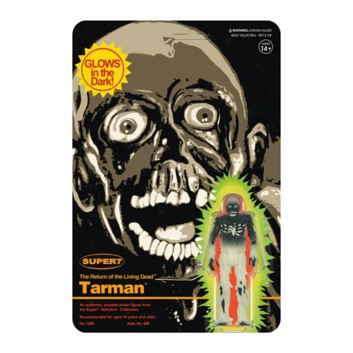 AUF BESTELLUNG GEFERTIGT: Return of the Living Dead ReAction Actionfigur Welle 04 Tarman (Monster Glow) 10 cm AUSVERKAUFT