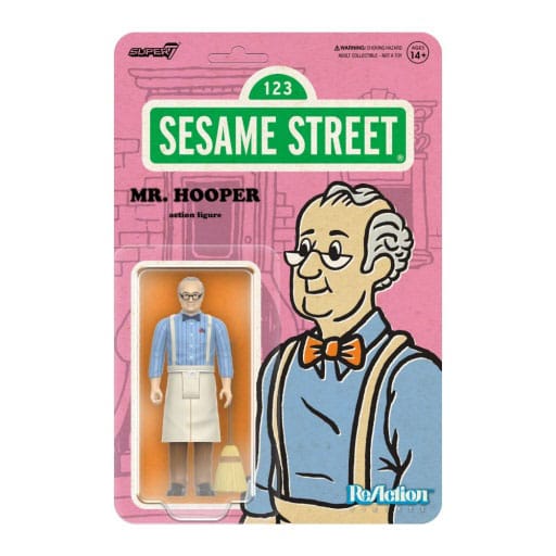 AUF BESTELLUNG Sesamstraße ReAction Actionfigur Wave 03 Mr. Hooper 10 cm
