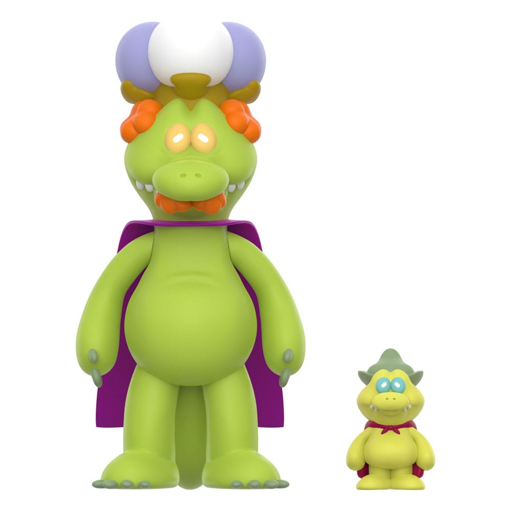 SU ORDINAZIONE Sesame Street ReAction Action Figure Wave 04 Alligator King & 7th Son 10 cm
