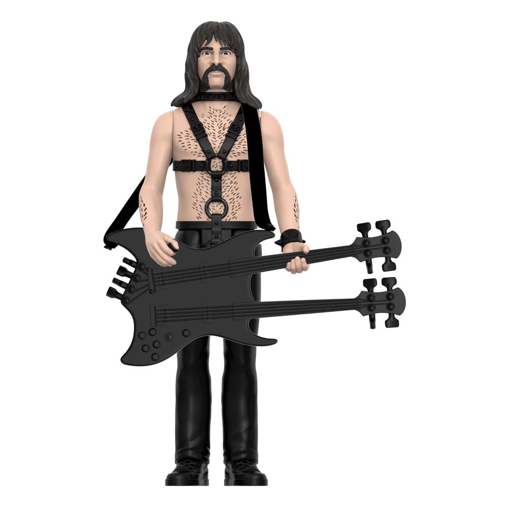 🧪 LAB | SU ORDINAZIONE Spinal Tap ReAction Action Figure Wave 02 Derek Smalls (None More Black) 10 cm                 