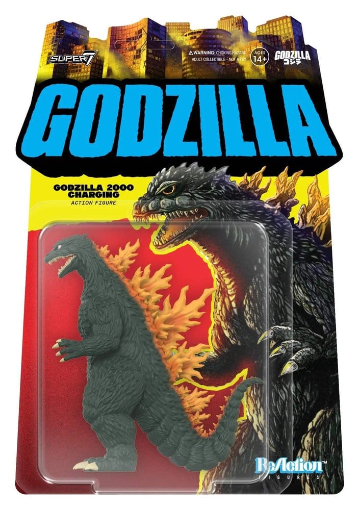 🧪 LAB | SU ORDINAZIONE Godzilla Toho ReAction Action Figure Godzilla (2000, Charging) 24 cm