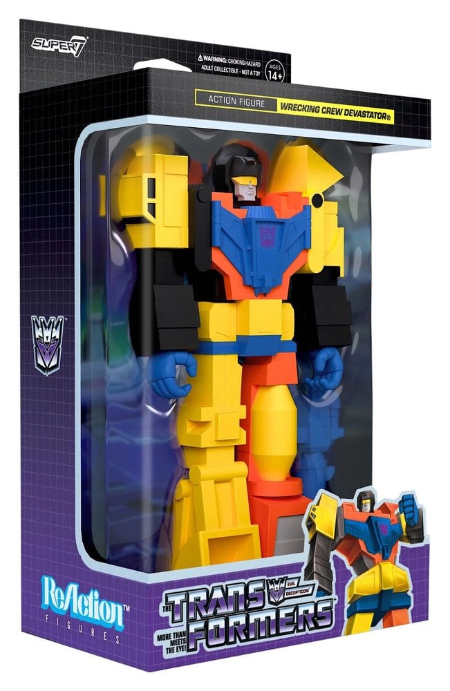 🧪 LAB | SU ORDINAZIONE Transformers ReAction Action Figure Devastator 10 cm