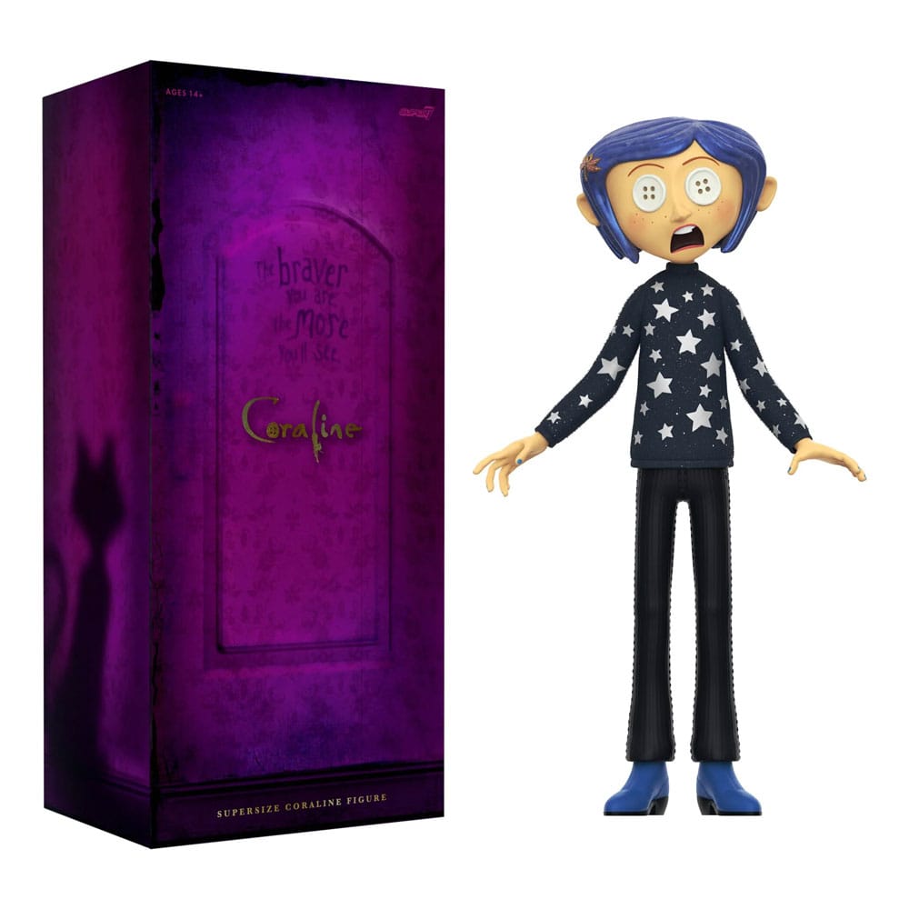 Coraline-Actionfigur aus Vinyl (40 cm) – Sonderanfertigung – Ausverkauft
