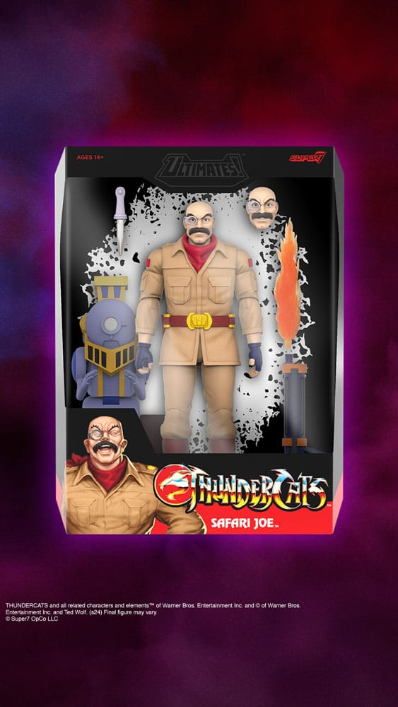 🧪 LAB | SU ORDINAZIONE Thundercats Ultimates Action Figure Safari Joe Wave 12 18 cm   