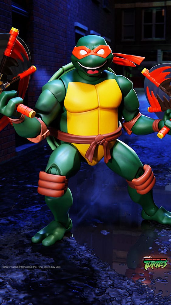 🧪 LAB | SU ORDINAZIONE Teenage Mutant Ninja Turtles Ultimates Action Figure Wave 12 Michelangelo 18 cm