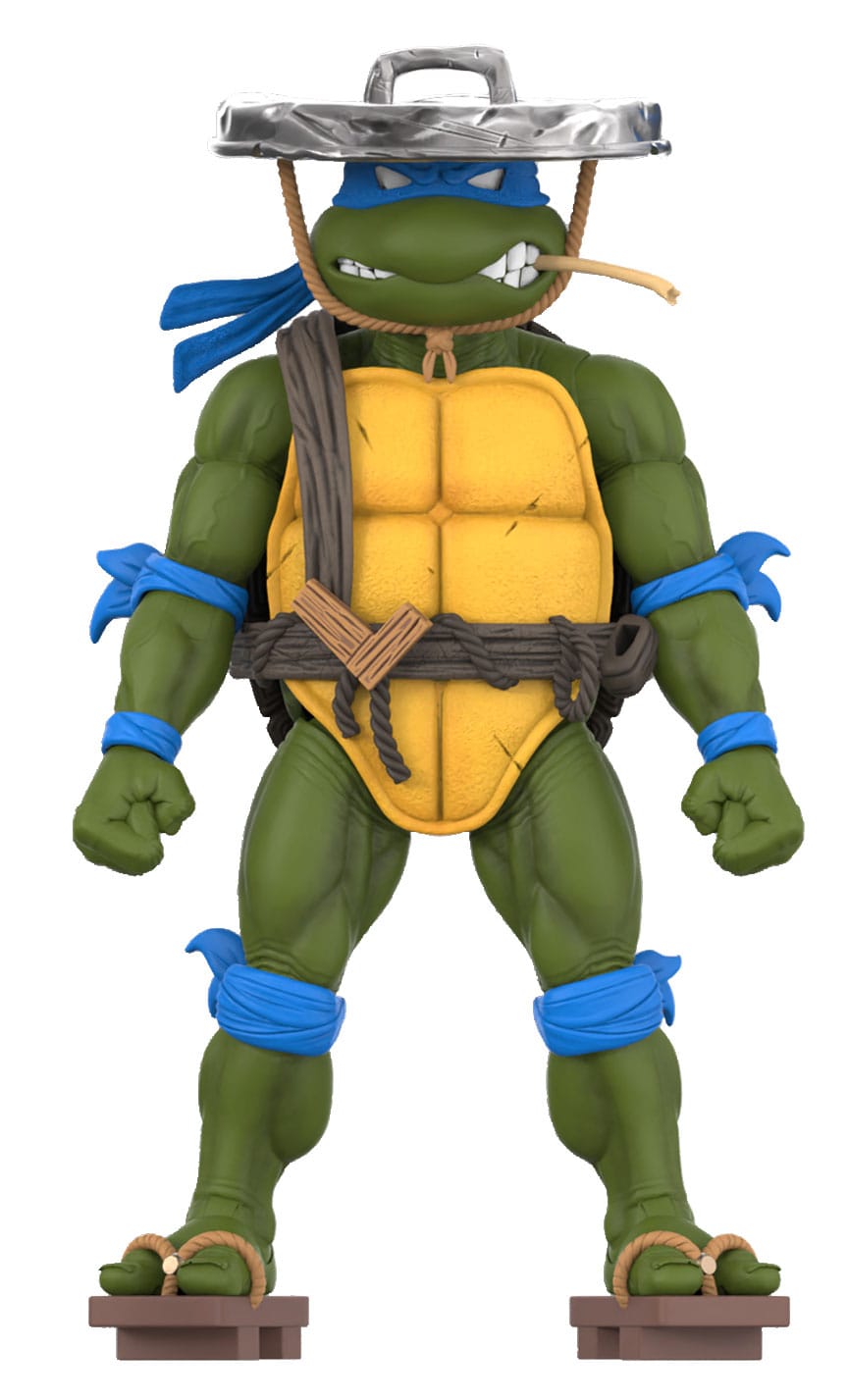 SU ORDINAZIONE Teenage Mutant Ninja Turtles Ultimates Action Figure Ninja Nomad Leonardo 18 cm *PREZZO SPECIALE*